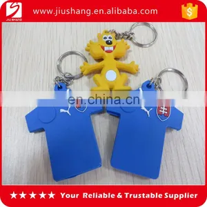 2016 Custom Design Pvc Keyring With Embossed and Printing Logo Wholesales thumbnail-1