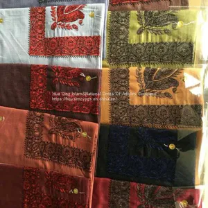 Arab Wool Acrylic Embroidery Scarf / Arab Scarf / Embroidery Scarf / Arabian Turban / Muslim Hijab Scarf thumbnail-2