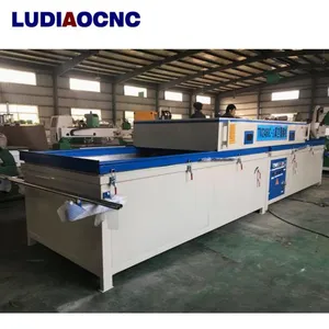 PVC Hot Press Machine Film Vacuum Laminating Membrane Press Machine for Kitchen Cabinet Door thumbnail-2