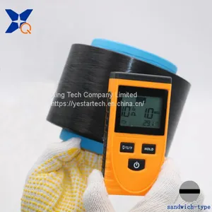 Black Carbon Conductive Polyester Fiber Filaments 50D/8F Sandwich Type for Anti Static Harness Cord/ESD Yarn/ESD Fabric-XTAA249 thumbnail-4