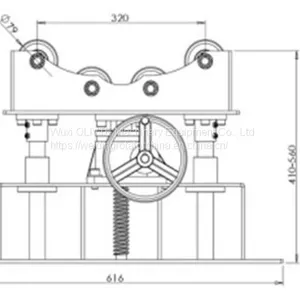 TG-600A Supporting Roller Pipe Turning Rollers Supplier Fit up Roller Bed Station thumbnail-1