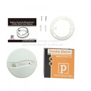 Standalone Photoelectric Smoke Alarm Optical Smoke Alarm for Fire Security thumbnail-2