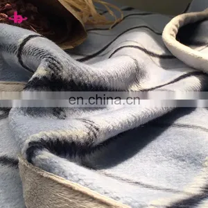 Anti Pilling 100% Cashmere Knitted Wholesale Wool Baby Children Throw Blankets Plaid thumbnail-1