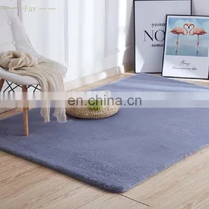 Eco Soft Polyester Rabbit Fake Fur Floor Rug thumbnail-2