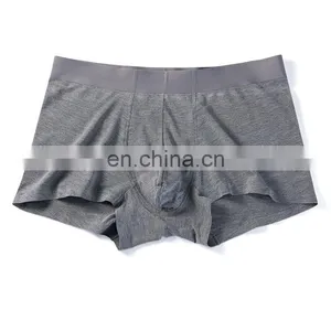 Men's Boxer Briefs Breathable Comfort No Ride-up Modal Spandex Mid-waist Seamless Underwear thumbnail-4