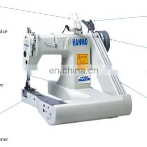 HM 927 HIGH-SPEED DOUBLE NEEDLE FEED-OFF-THE-ARM CHAINSTITCH MACHINE thumbnail-2