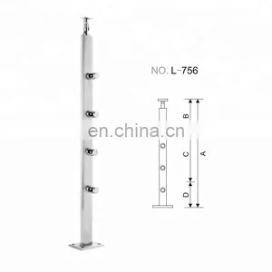 Sonlam Stainless Steel Handrail Post thumbnail-4