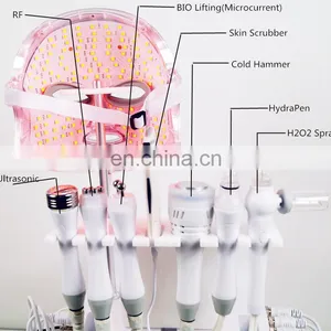 H2O2 8 in 1 Deep Oxygen Spray BIO Lift Scrubber Aqua Peeling Dermabrasion Machine Oxygen Bubble Machine thumbnail-1