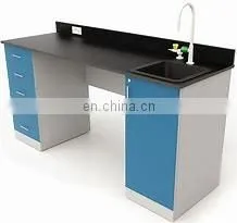 Best Selection for University Laboratory Used Steel and Wood Material Laboratory Chemical Bench Lab Bench Top thumbnail-2