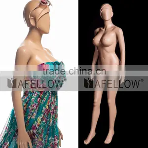Big Chest Female Mannequin, Plastic Environmental Protection Woman Mannequin,Abstract Manikin, Cheap Model M009-XFF02 thumbnail-2
