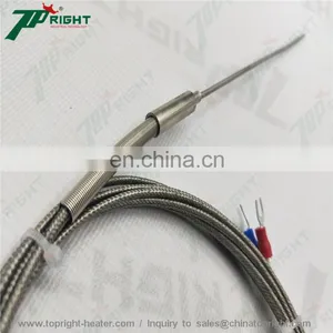 Stainless Steel Probe 0~400C Temperature Sensor J Type Thermocouple in Probe 2*90mm thumbnail-5