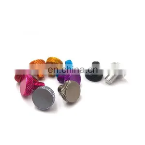 Anodized Aluminum Screw m3 Knurled Thumb Screw Diamond Thumb Screw thumbnail-1