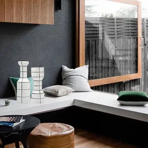 Nordic Modern Simple Creative Fashion White Black Stripe Ceramic Vase For Living Room Decor thumbnail-5
