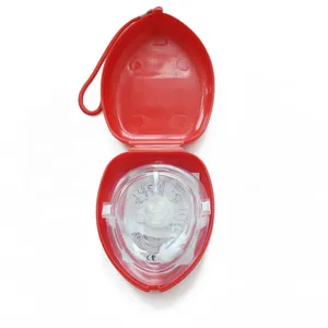 Replaceable One Way Value CPR Mask First Aid Training CPR Face Shield Emergency Mask With Hard Case CPR Mask thumbnail-1