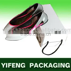 Cheap Plain Cardboard Shoe Box Wholesale thumbnail-1