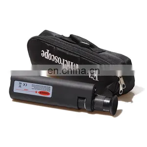 Fiber Optic Inspection Microscope 400x LED Illumination Handheld Anti Slip Rubber SC/LC/FC Connection Fiber Microscope thumbnail-1