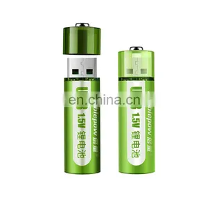 Quick Charge 1.2 Hours 1.5V AA Size 1800mWh Lithium USB Rechargeable Batteries With Magnetic for Toys thumbnail-1