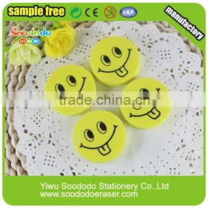 Funny Smiling Face Eraser With Puzzle Design for Office thumbnail-1