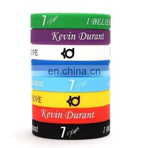Eco Friendly Rubber Wrist Bands Wristband Silicon Bracelet Custom Logo Silicone Wristband thumbnail-1