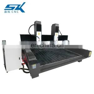 Double Heads 3D Stone Marble Professional Carving CNC Machinery Processing Granite Marble Tombstone Stone Engraving Carving thumbnail-5