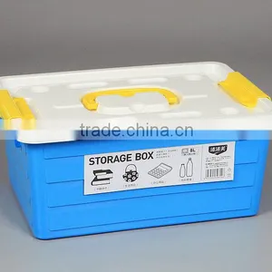 Multi Function Colored Plastic Storage Box With Handle thumbnail-5