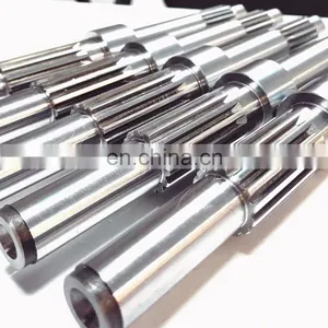 Customized Carbon Vertical Engine Cnc Machining Stainless Steel Spline Cam Air Pump Shaft thumbnail-4