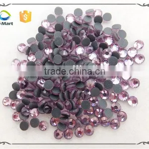 2mm-8mm Top Quality Deep Purple Iron on Rhinestone thumbnail-3