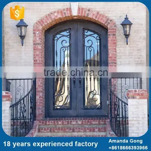Private Label OEM Wrought Iron Grill Designs For Doors thumbnail-3