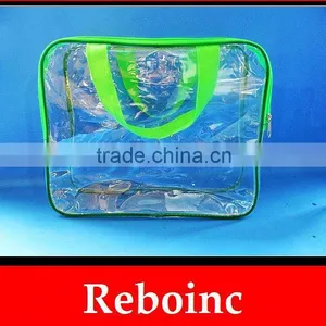 Vinyl Clear Plastic Beach Tote Bag Pvc Handle Bags thumbnail-1