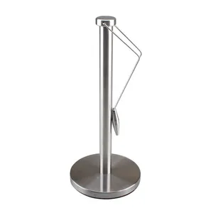 Kitchen Stainless Steel Non-overturned Tissue Holder Hanging Beads Vertical Fork Hip Tissue Holder thumbnail-1