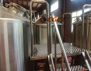 Craft Beer Brewing Kettle With Double Jacket and Steam Heating thumbnail-5