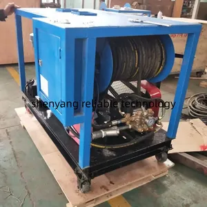 Diesel Electric Powered High Pressure Jet Cleaner 500bar New Condition Cold Water Cleaning for Concrete Rust Paint Removal thumbnail-3