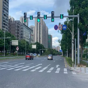 Taiyuan Traffic Lights, Installation of Taiyuan Pedestrian Crosswalk Traffic Lights Hl403 7632 thumbnail-3
