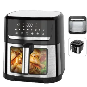 Air Fryer Independent Dual Knob Multifunctional（Wechat:13510231336） thumbnail-2