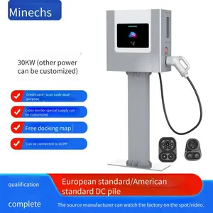Minaichi 30kw New Energy Electric Vehicle dc Charging Pile With European and American Standards, for Commercial Use With qr Code Scanning and Card Swiping, Suitable for Home Fast Charging thumbnail-1
