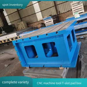 Cast Iron Square Box, Inspection, Measurement and Marking T-slot Auxiliary Heightened Square Cylinder Pad Box for Cnc Machine Tools thumbnail-2