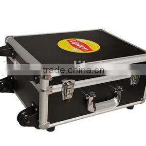 Custom Black Aluminum Carrying Trolley Case Luggage thumbnail-2