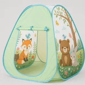 Kids Pop up Play Tent, Playhouse for Kids Indoor Outdoor, Foldable Toddler Tent, Toy House for Girls and Boys Gift thumbnail-1