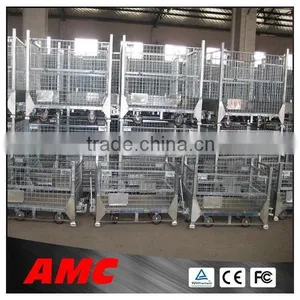 Collapsible Metal Stainless Steel Wiremesh Container thumbnail-1
