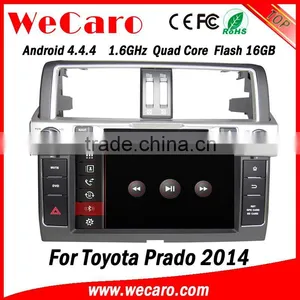 Wecaro 9" Android 4.4.4 Touch Screen Car Mulitimedia for Toyota Prado 2014 Dvd Player With WIFI 3G Bluetooth Gps Navigation thumbnail-3