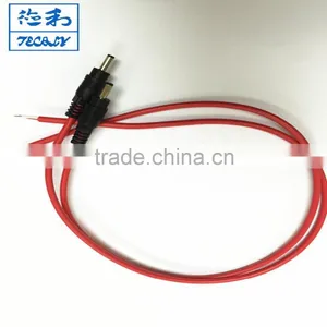 New Wire Harness for DC Jack 5.5x1.1 With 2C 24AWG Cord DC Wire Harness thumbnail-1