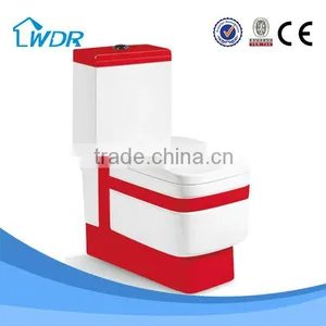 Chinese Manufacturer Indoor Bathroom Red Toilet W9073 thumbnail-1