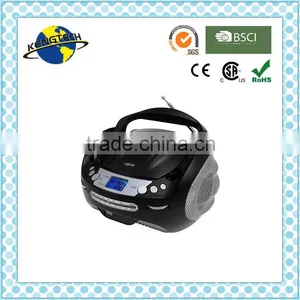 Hot Sale Stylish Sliver and Blue Avant-grade Portable CD Boombox thumbnail-1