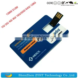 Wholesale Business Card USB Flash Drive With Printing Logo Credit Card USB 1GB 2GB 4GB 8GB 16GB 32GB thumbnail-1