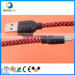 Colorful Micro Braided Usb Cable Sync Date and Charging for Android Phone thumbnail-6