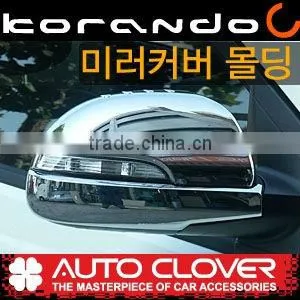 Ssangyoung Korando C Chrome Side Mirror Garnish Molding thumbnail-1