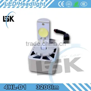 Single Beam H7, H8, H10, H11, H16, 9005,9 006, D1, D3, D2, D4, P13, PSX26W, PSX24W, 5202W 3200lm 12v Led Motor Headlamp Kit thumbnail-1
