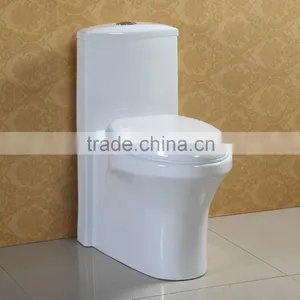 Freestanding Ceramic Siphon Flushing Glazed One Piece WC thumbnail-4
