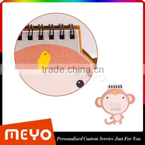 Customized Shape Calendar,Monkey Shape 2016 Calendar, Custom Advent Calendar thumbnail-3