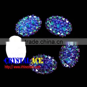 Clear Crystal AB Color Sew on All Star Epoxy Stones thumbnail-4